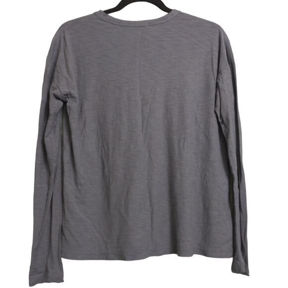 Standard James Perse Arsenic (Blue) Crewneck Knit Pullover Top T-shirt 1 (S) New - Picture 3 of 10